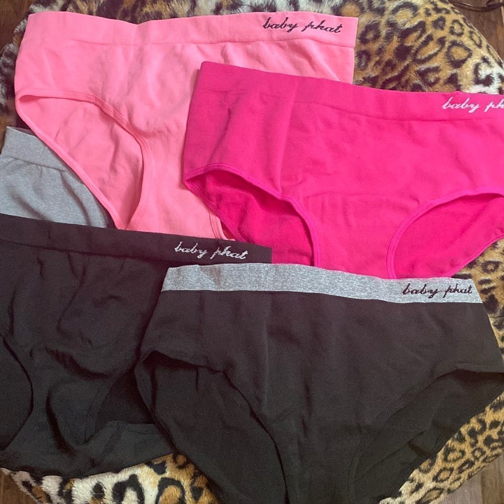 Baby Phat 5 Piece Women Briefs Set